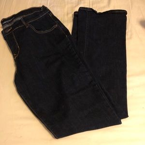 Old Navy Curvy Bootcut Dark Wash Jeans